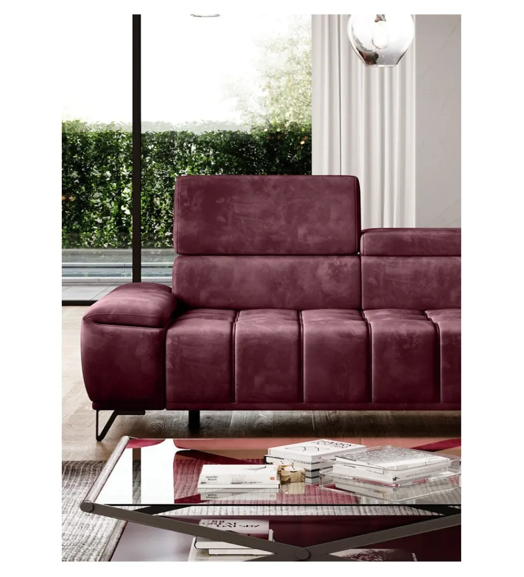 Sofa PALLADIO 212 Cm Z Elektrycznie Wysuwanym Siedziskiem*Wersal Outlet