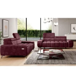 Sofa PALLADIO 212 Cm Z Elektrycznie Wysuwanym Siedziskiem*Wersal Outlet