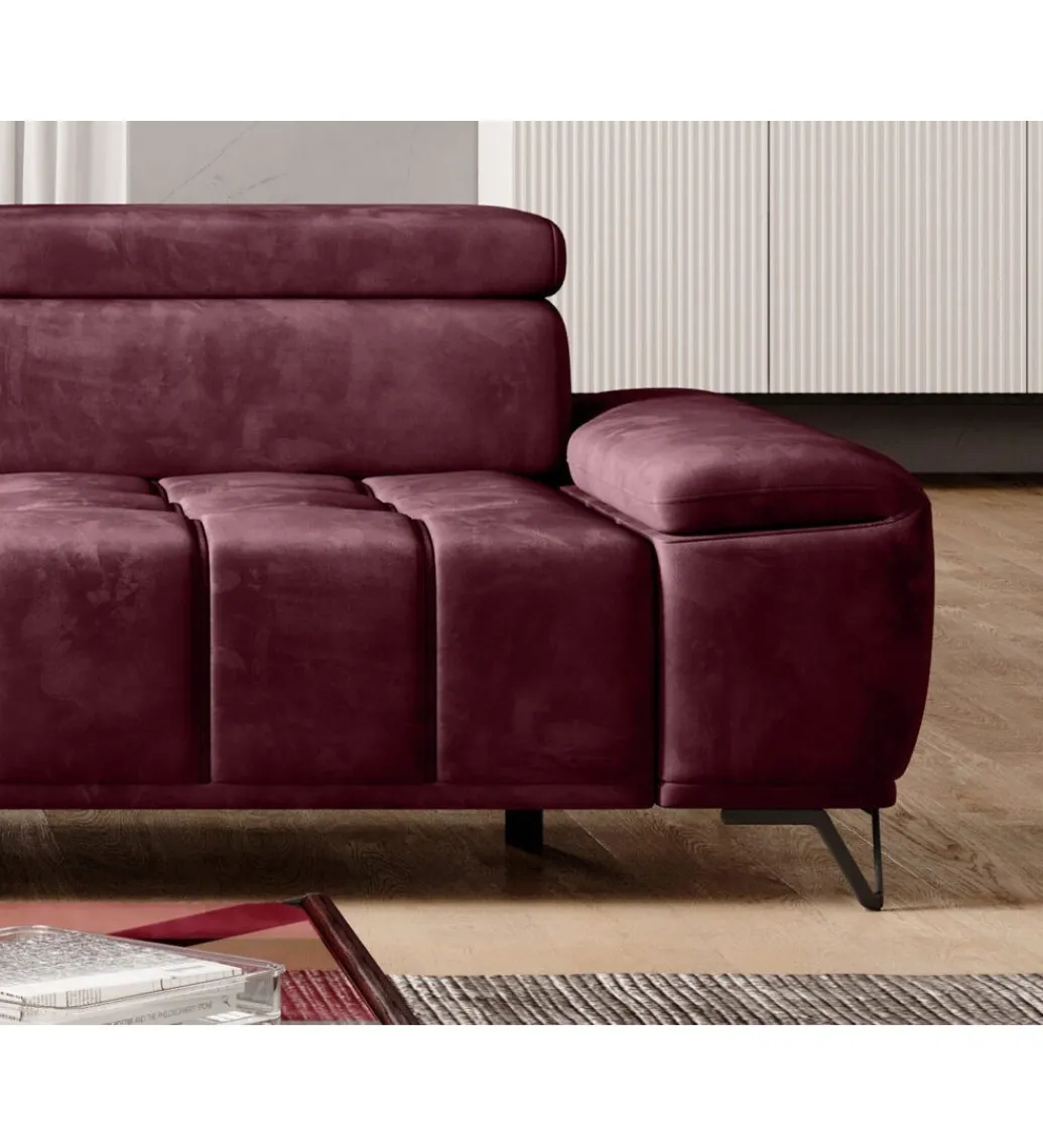 Sofa PALLADIO 212 Cm Z Elektrycznie Wysuwanym Siedziskiem*Wersal Outlet