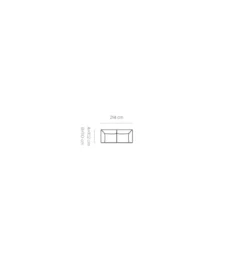 Sofa PALLADIO 212 cm z regulowanymi zagłówkami*Wersal Outlet