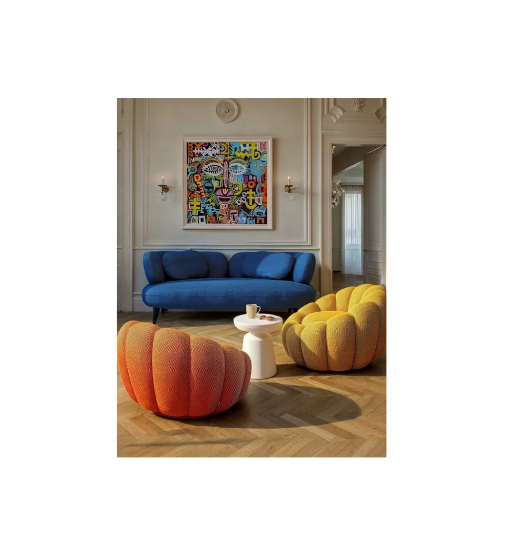 Sofa PEPPO 182 cm niebieska*KDesign Clearance