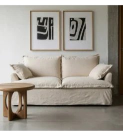 Sofa PLAZESO 200 cm beżowa*Zona-Design Clearance