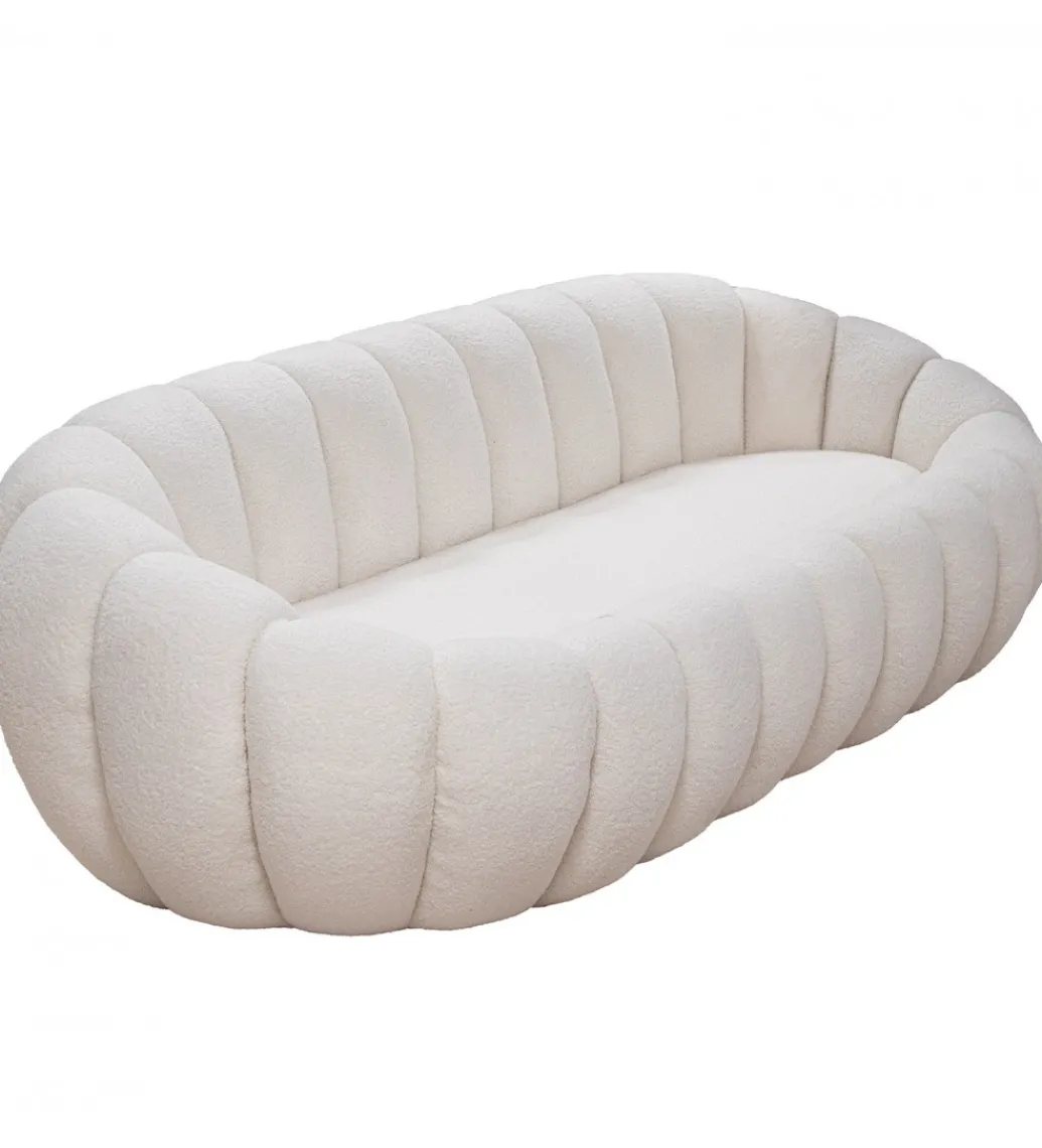 Sofa PUFETER 199 cm biała*Exclusivas New