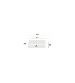 Sofa RAVELLO 219 cm z funkcją spania*Comforteo Best