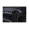 Sofa RONNI Chesterfield 205 cm czarna*Invicta Interior Outlet
