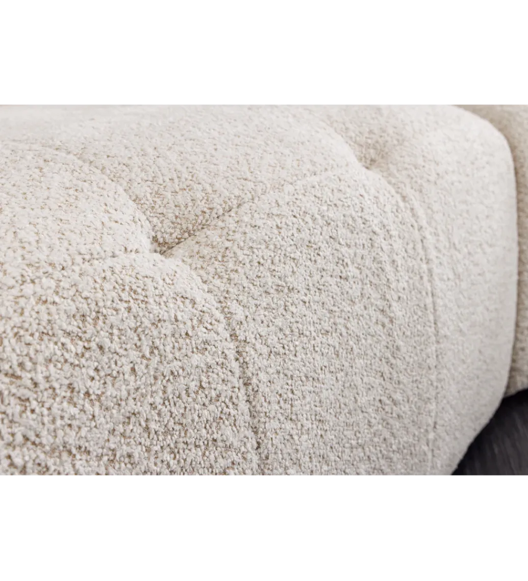 Sofa ROYAL 295 cm XL bouclé szampański beż*Invicta Interior Clearance