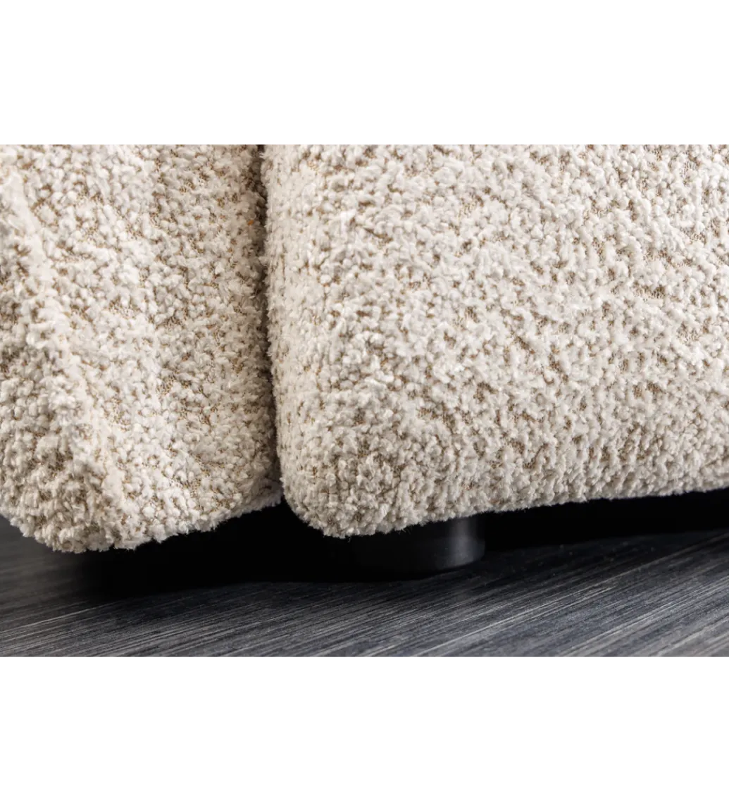 Sofa ROYAL 295 cm XL bouclé szampański beż*Invicta Interior Clearance
