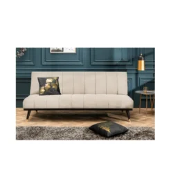 Sofa rozkładana Belissima 180 cm beżowa*Invicta Interior Sale