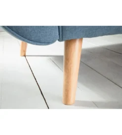 Sofa Rozkładana BELLA 215 Cm Jasnoniebieska Puella*Invicta Interior New