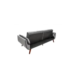 Sofa rozkładana BELLA 215 cm różany aksamit Puella*Invicta Interior Best