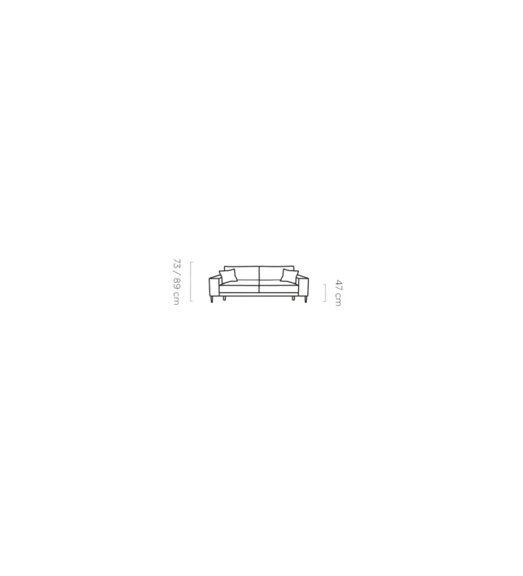 Sofa rozkładana CAPITOL 250 cm z funkcją spania*Wersal Sale