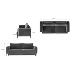 Sofa rozkładana DALIA 260 cm z funkcją spania*ELTAP Hot