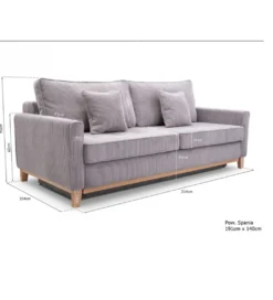 Sofa rozkładana DANILO 214 cm z funkcją spania*Kmeble Best