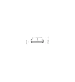 Sofa rozkładana GLOSSY 223 cm z funkcją spania*Wersal Discount