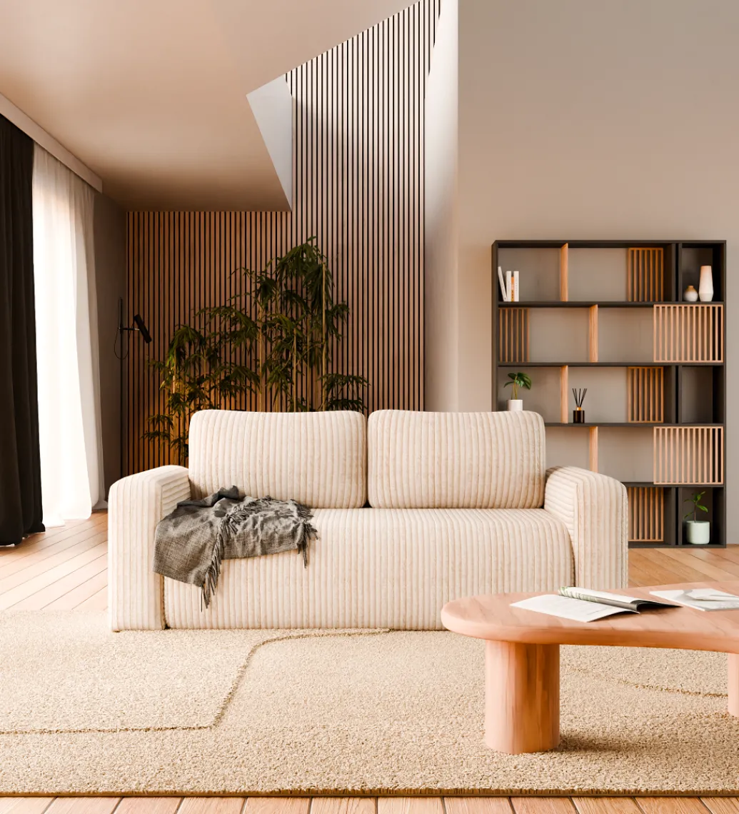 Sofa rozkładana KIOTO MINI 230 cm z funkcją spania*GZDDesign Sale