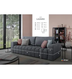 Sofa rozkładana LAZARO 245 cm z funkcją spania*ELTAP Clearance