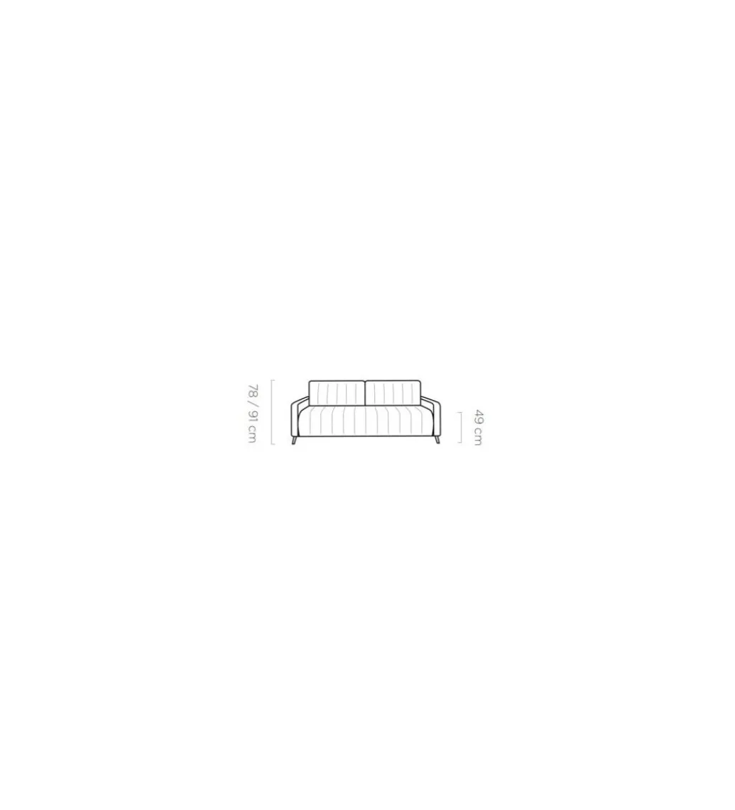 Sofa rozkładana LIMO Molly 226 cm z funkcją spania*Wersal New