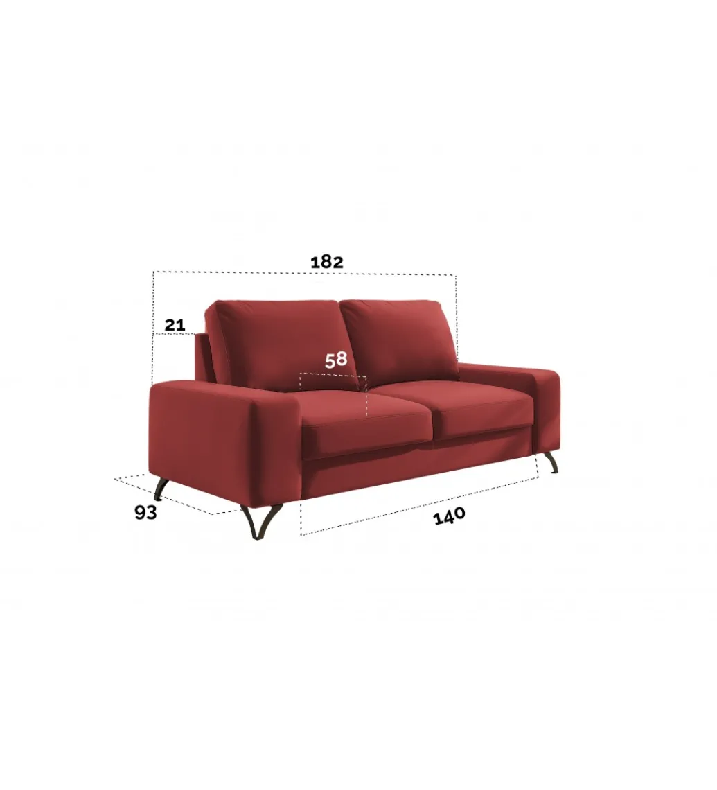 Sofa rozkładana MAKO Flavio MINI 182 cm z funkcją spania*Comforteo New