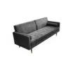 Sofa rozkładana MANILLA 196 cm ciemnoszara*Invicta Interior - przedsprzedaż New