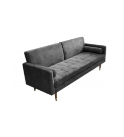 Sofa rozkładana MANILLA 196 cm ciemnoszara*Invicta Interior - przedsprzedaż New