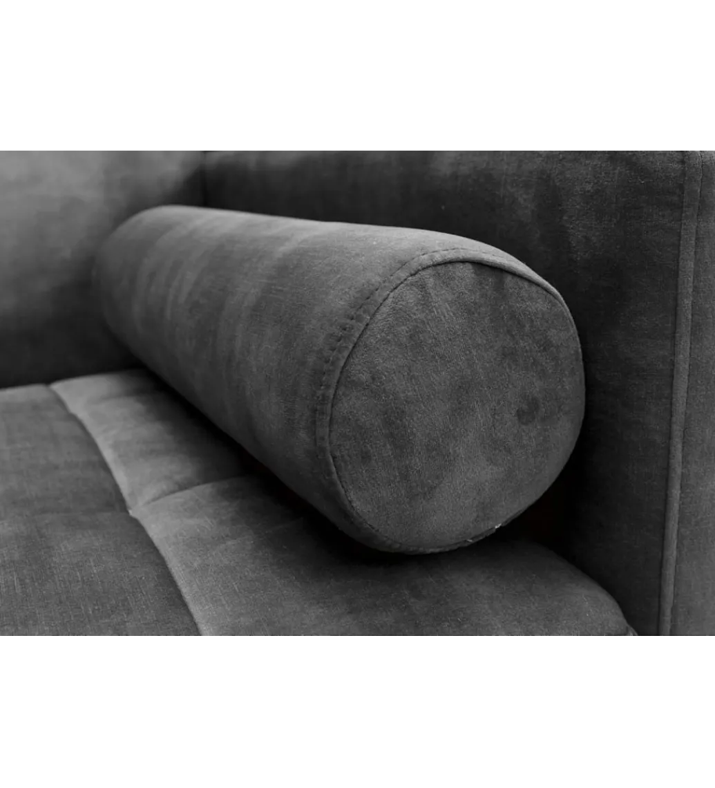 Sofa rozkładana MANILLA 196 cm ciemnoszara*Invicta Interior - przedsprzedaż New