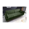 Sofa rozkładana MANILLA 196 cm ciemnozielona*Invicta Interior - przedsprzedaż New