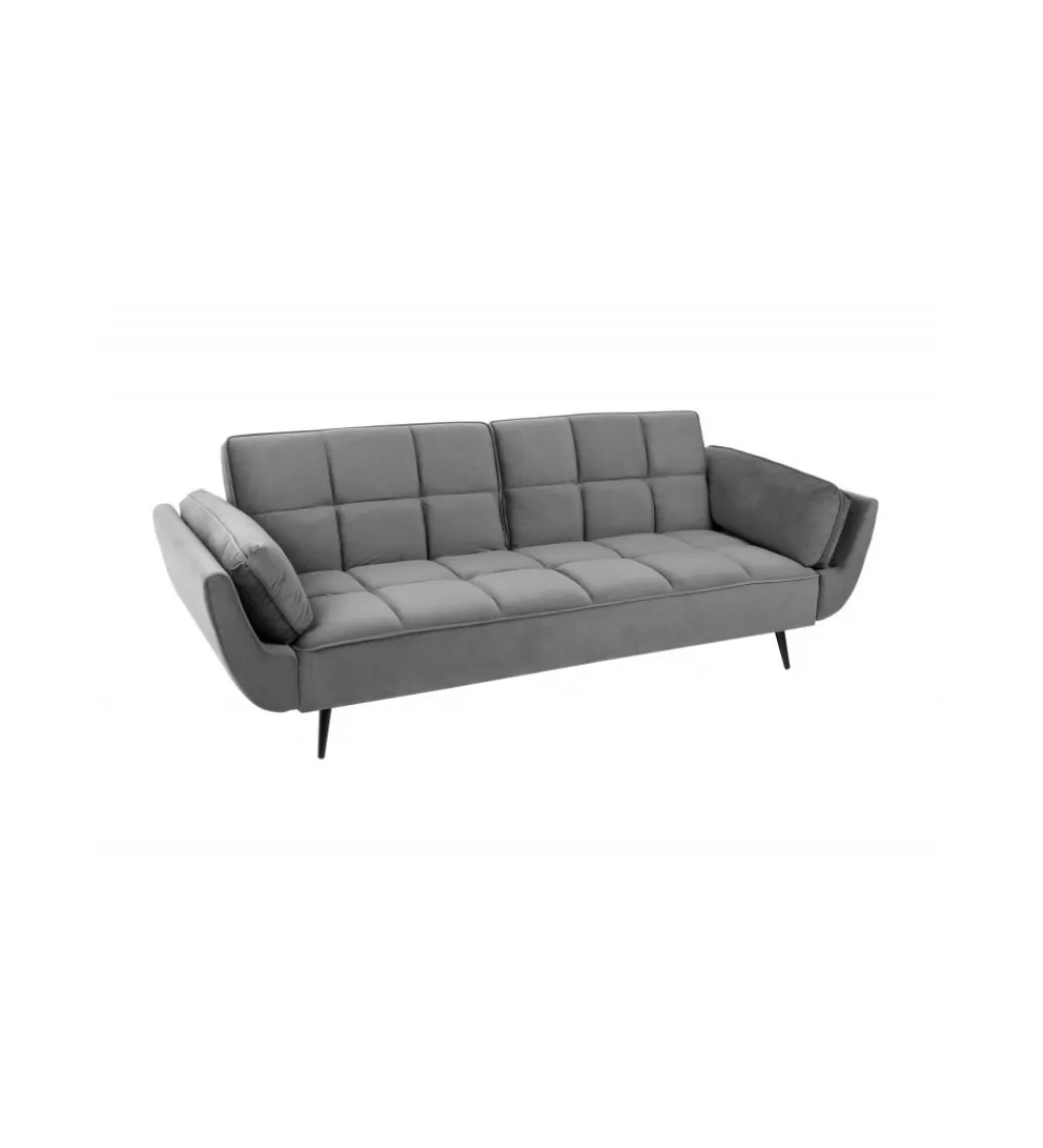 Sofa rozkładana OLIWIA 213 cm szara*Invicta Interior