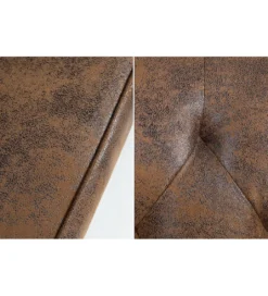 Sofa rozkładana RAYAN 220 cm antyczny brąz*Invicta Interior New