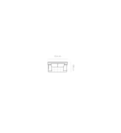 Sofa rozkładana SWEET 204 cm z funkcją spania*Wersal