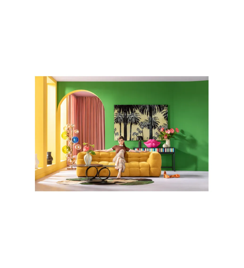 Sofa SALMANCA 240 cm żółta*KDesign Best