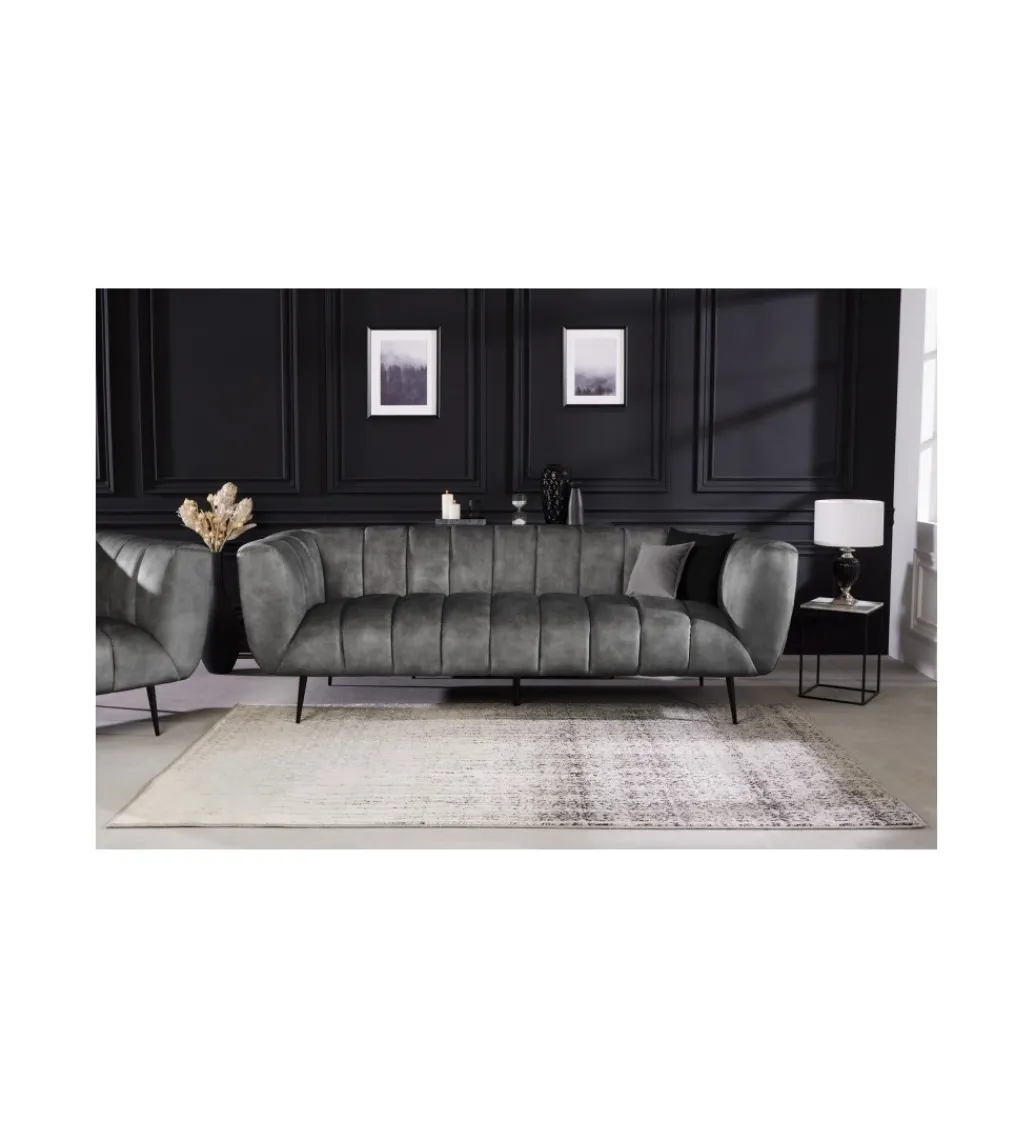 Sofa Scarlett 225 cm szara*Invicta Interior Outlet