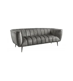 Sofa Scarlett 225 cm szara*Invicta Interior Outlet