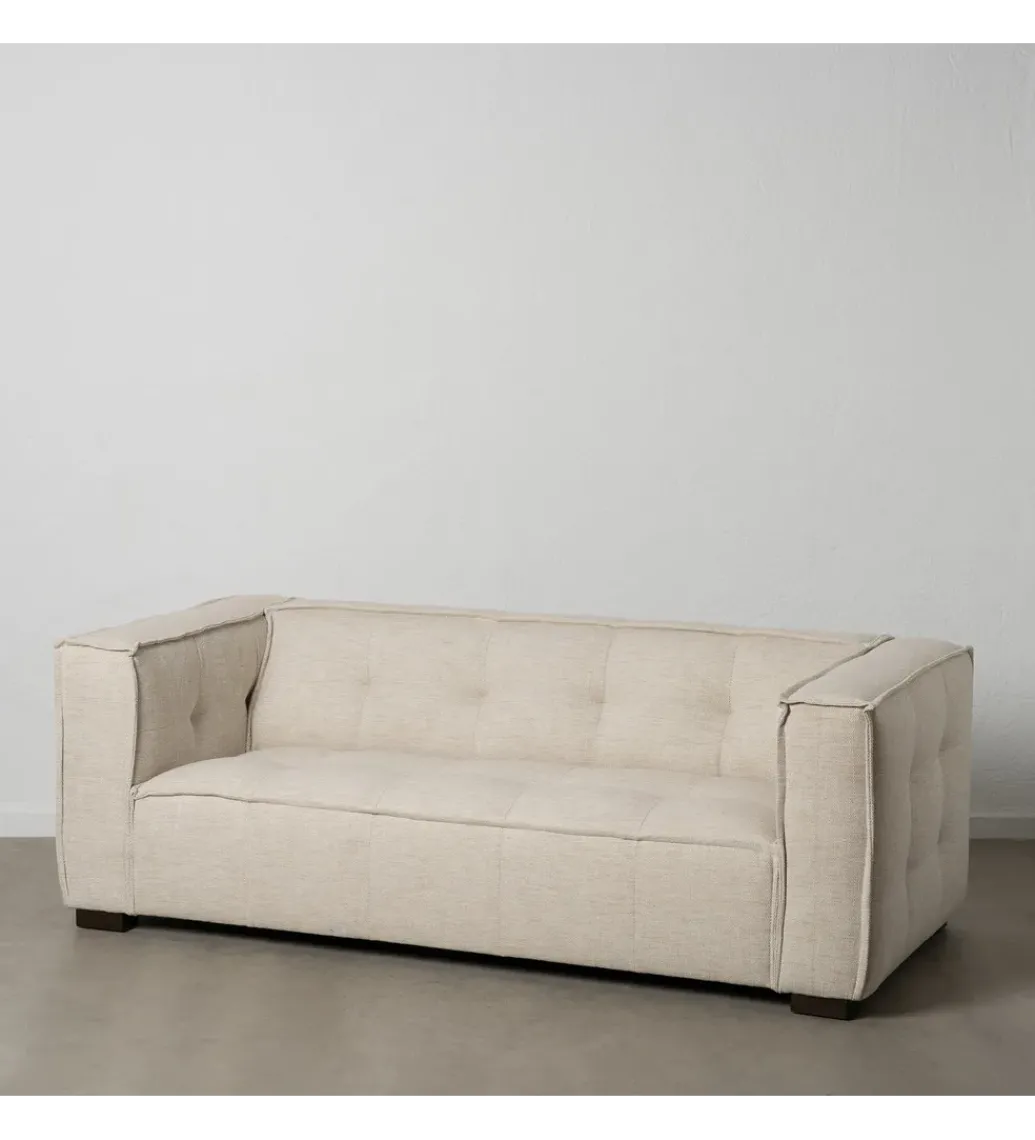 Sofa SIBARIS 218 cm beżowa*DENZO Outlet