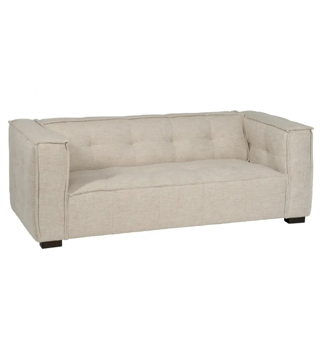 Sofa SIBARIS 218 cm beżowa*DENZO Outlet