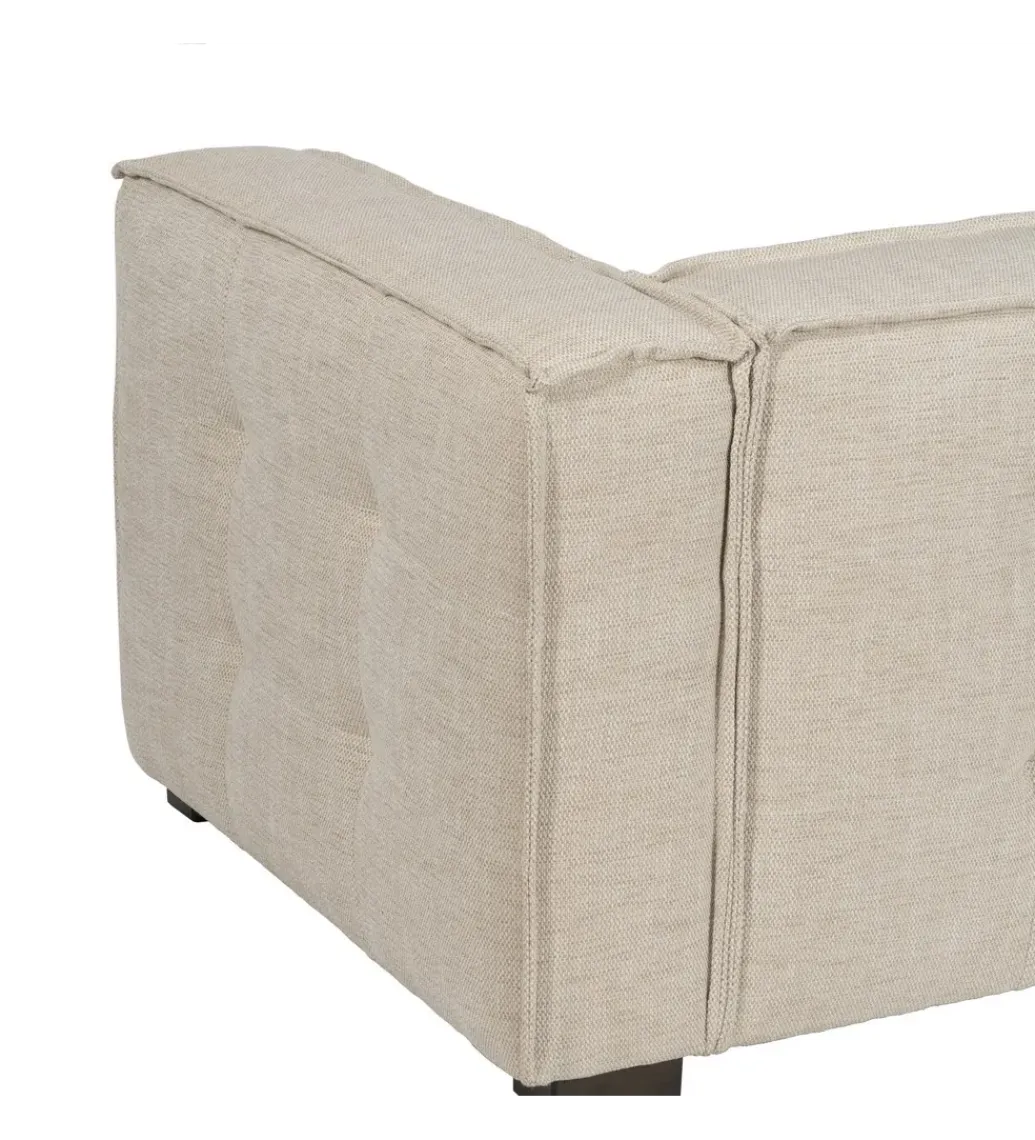 Sofa SIBARIS 218 cm beżowa*DENZO Outlet