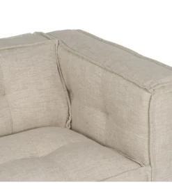 Sofa SIBARIS 218 cm beżowa*DENZO Outlet