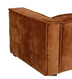 Sofa SIBARIS 218 cm ceglasta*DENZO New