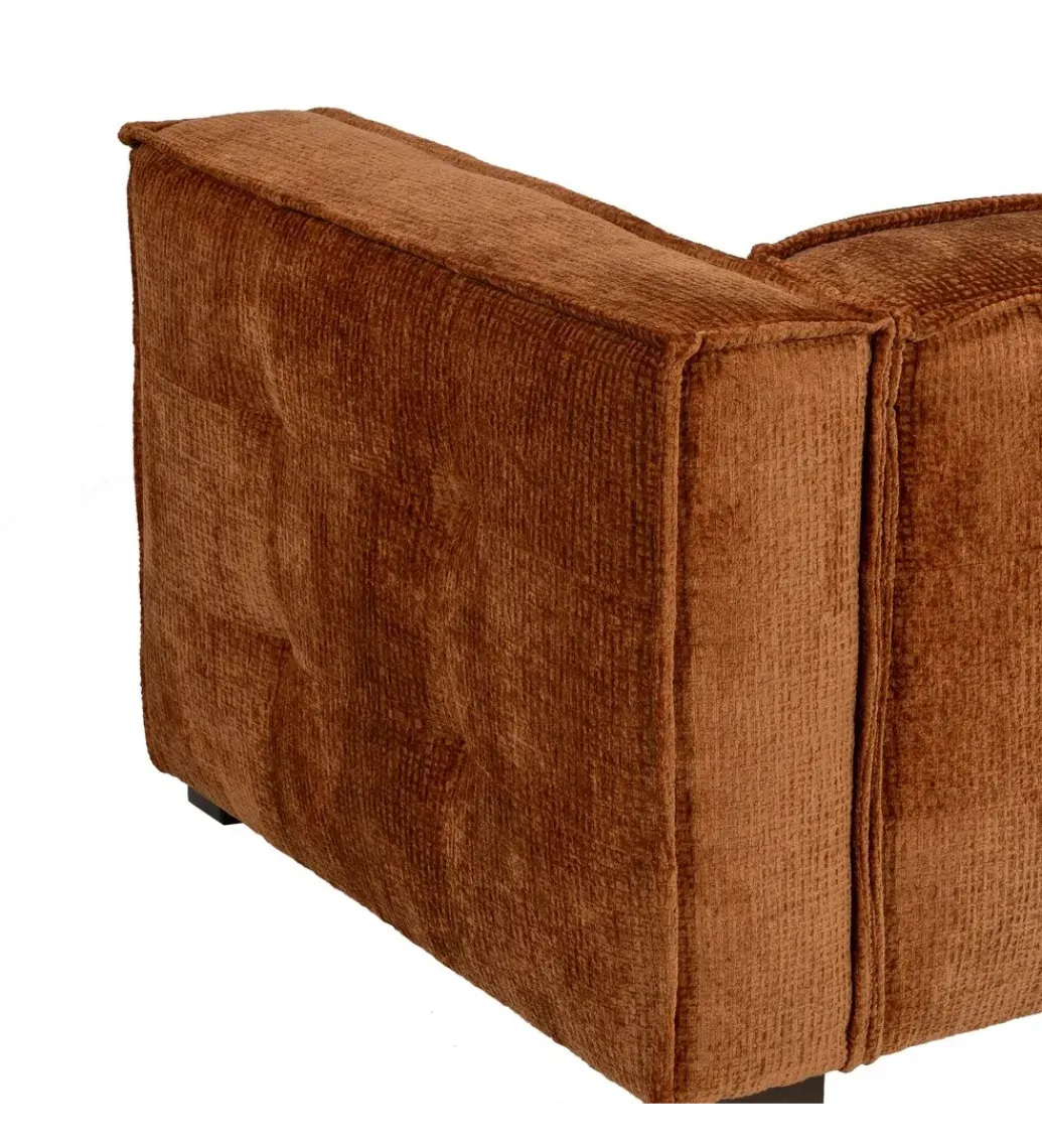 Sofa SIBARIS 218 cm ceglasta*DENZO New