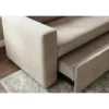 Sofa SMART 140 cm z funkcją spania welwet chmpagne beżowa*Invicta Interior - przedsprzedaż Best