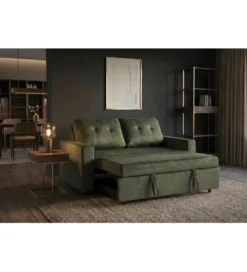Sofa SMART 140 cm z funkcją spania zielony*Invicta Interior - przedsprzedaż Best