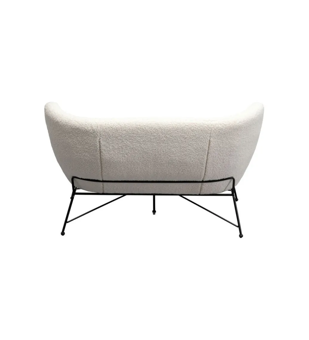 Sofa Snow 234 cm Bouclé biała*KARE Outlet