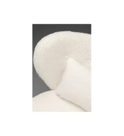 Sofa Snow 234 cm Bouclé biała*KARE Outlet