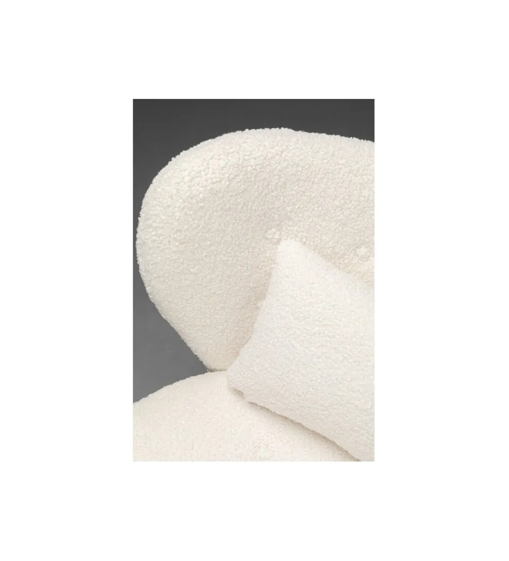 Sofa Snow 234 cm Bouclé biała*KARE Outlet