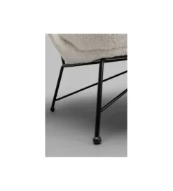 Sofa Snow 234 cm Bouclé biała*KARE Outlet