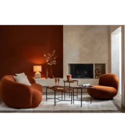 Sofa SNOW 234 cm pomarańczowa*J-Line Online