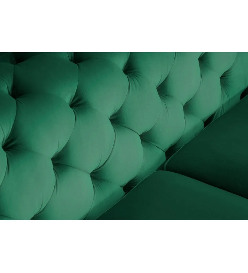 Sofa SOFIJA 240 cm szmaragdowa zieleń*Invicta Interior Best