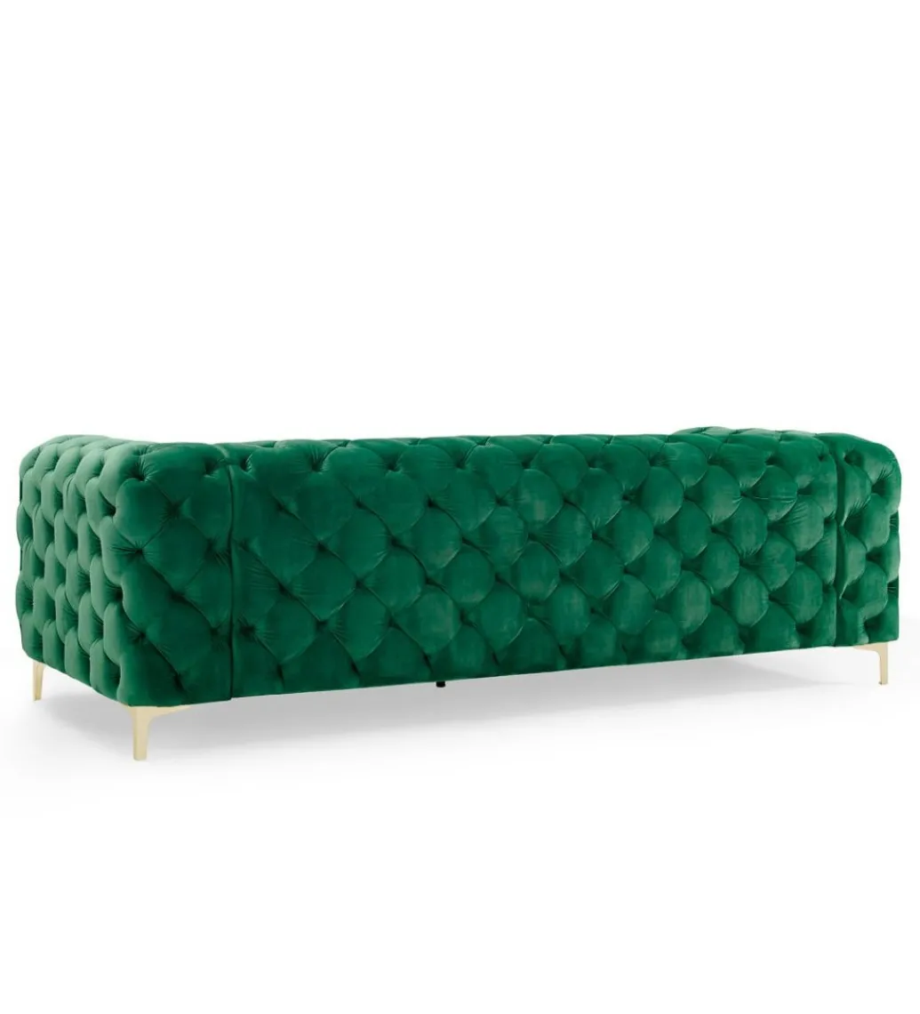 Sofa SOFIJA 240 cm szmaragdowa zieleń*Invicta Interior Best