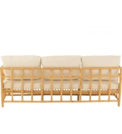 Sofa trzyosobowa ELISE 187 cm rattan*J-Line