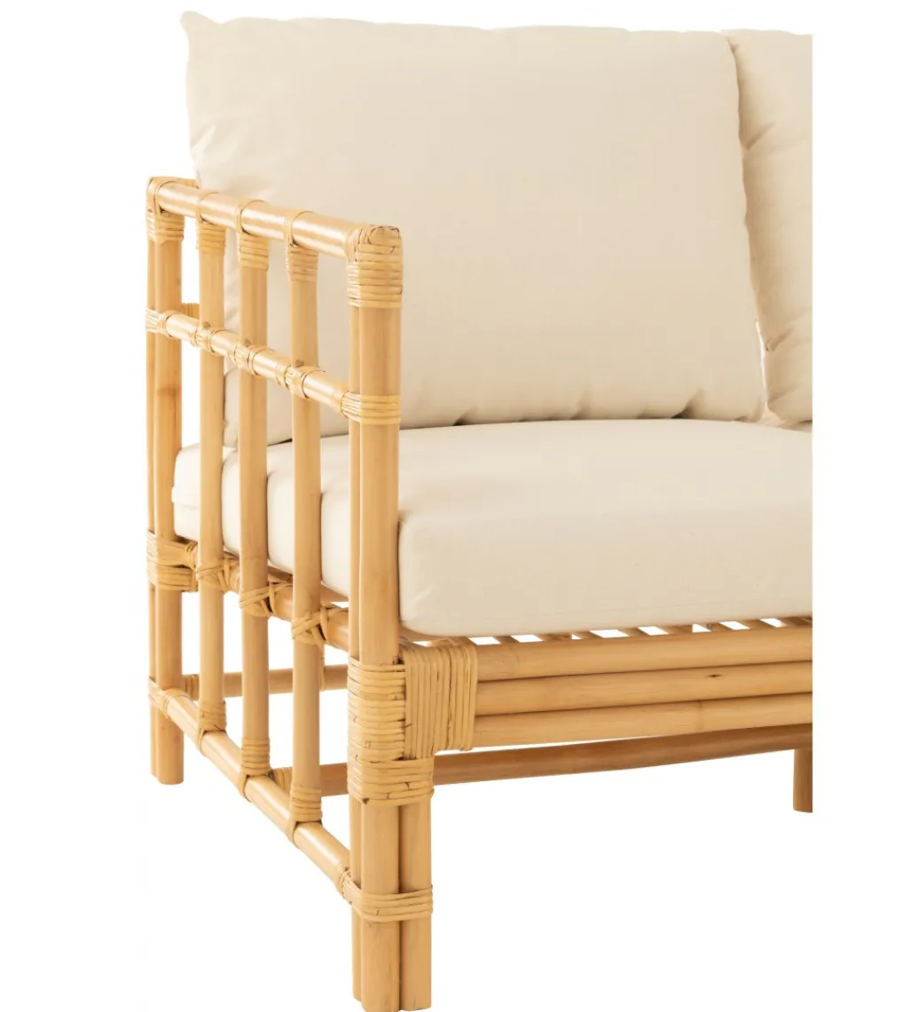Sofa trzyosobowa ELISE 187 cm rattan*J-Line