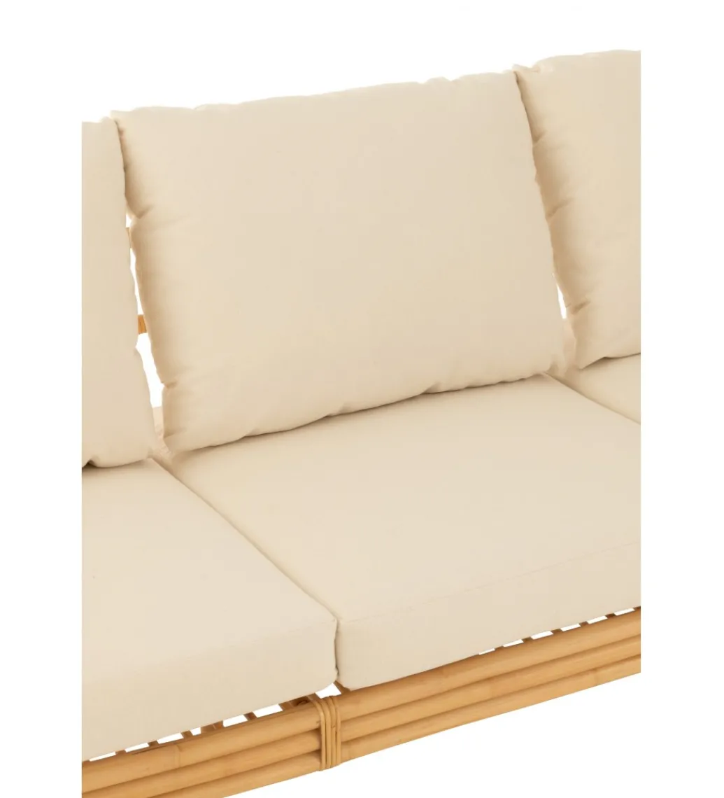 Sofa trzyosobowa ELISE 187 cm rattan*J-Line